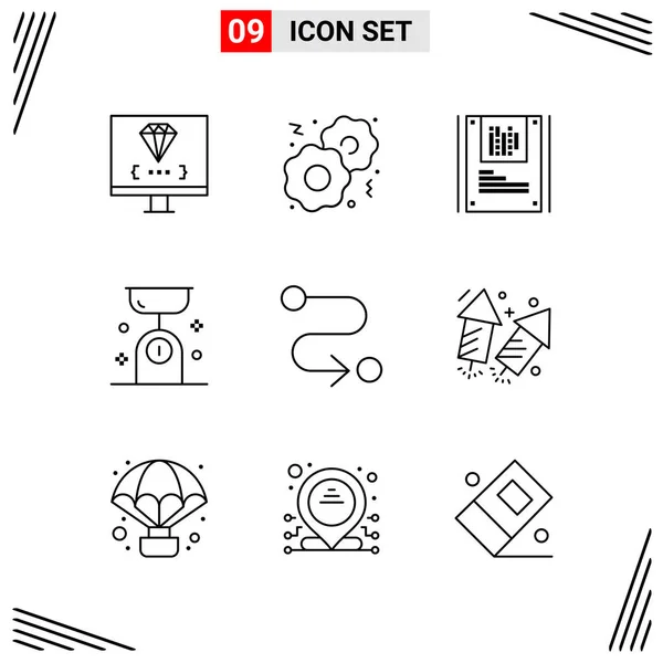 Set de 25 iconos de negocio universales Vector — Vector de stock