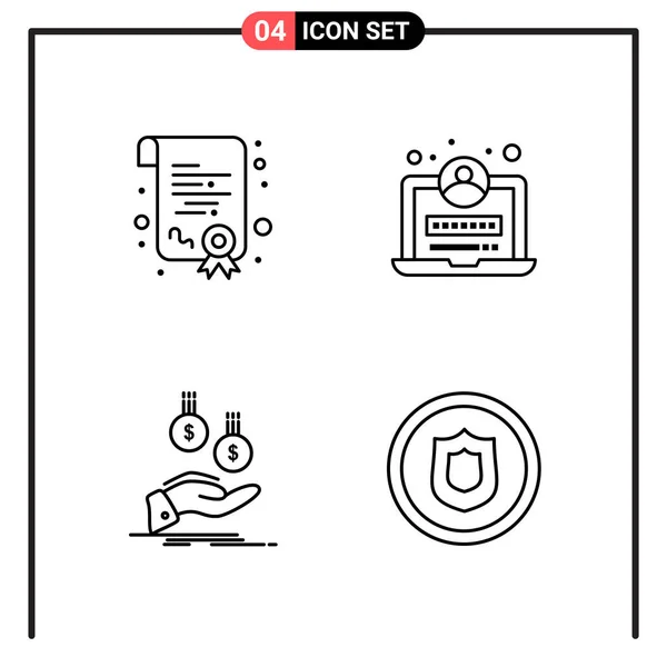 Set van 25 Universele Business Iconen Vector — Stockvector