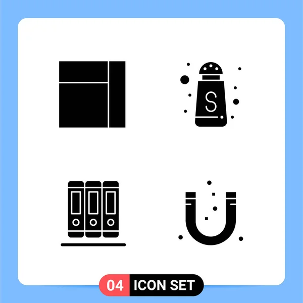 Conjunto Iconos Creativos Universales Simplemente Vector Ilustraciones Para Aplicaciones Web — Vector de stock