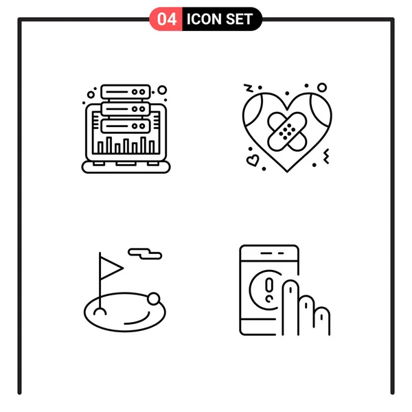 Set Universal Creative Icons Simply Vector Illustrations Web Mobile Apps — Stock Vector