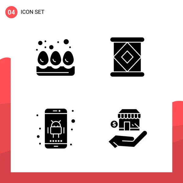 Conjunto Iconos Creativos Universales Simplemente Vector Ilustraciones Para Aplicaciones Web — Vector de stock