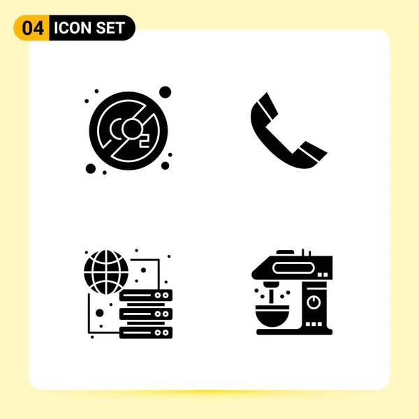 Conjunto Iconos Creativos Universales Simplemente Vector Ilustraciones Para Aplicaciones Web — Vector de stock