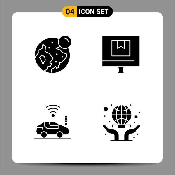 Set Dari Ikon Kreatif Universal Cukup Ilustrasi Vektor Untuk Aplikasi - Stok Vektor