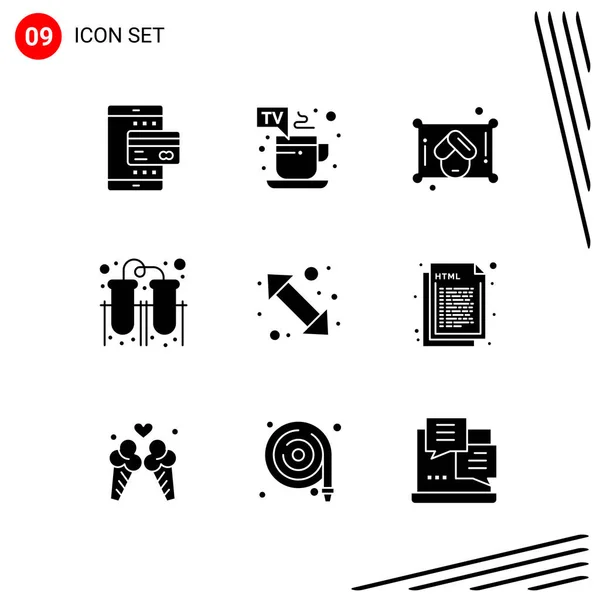 Conjunto Iconos Creativos Universales Simplemente Vector Ilustraciones Para Aplicaciones Web — Vector de stock