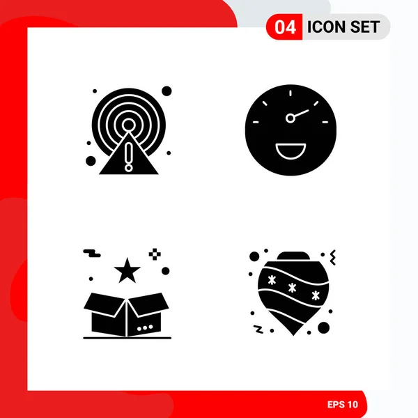 Conjunto Iconos Creativos Universales Simplemente Vector Ilustraciones Para Aplicaciones Web — Archivo Imágenes Vectoriales