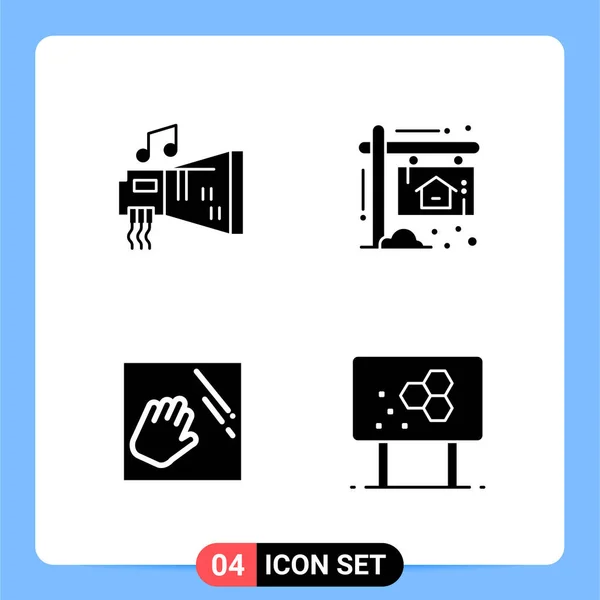 Conjunto Iconos Creativos Universales Simplemente Vector Ilustraciones Para Aplicaciones Web — Archivo Imágenes Vectoriales