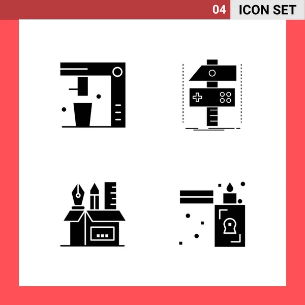 Conjunto Iconos Creativos Universales Simplemente Vector Ilustraciones Para Aplicaciones Web — Vector de stock