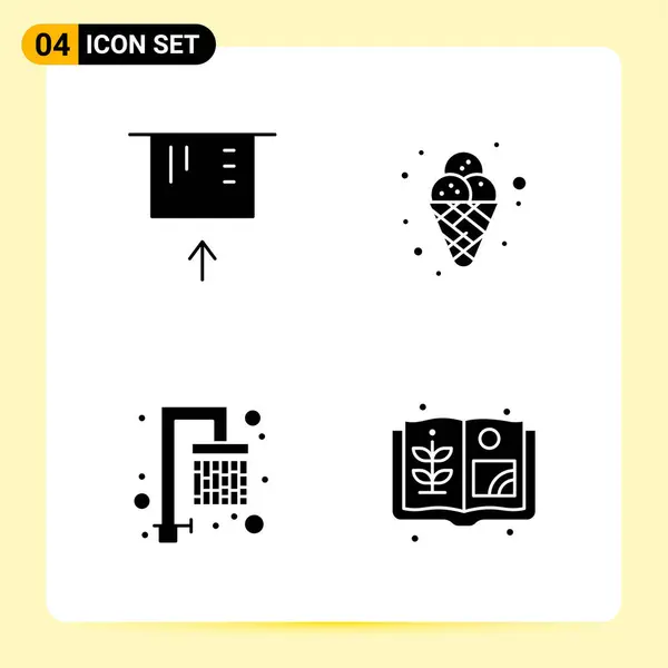 Conjunto Iconos Creativos Universales Simplemente Vector Ilustraciones Para Aplicaciones Web — Vector de stock