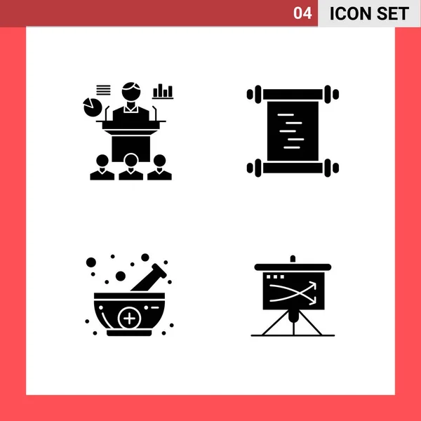 Set Universeller Kreativer Symbole Einfach Vektorillustrationen Für Web Und Mobile — Stockvektor