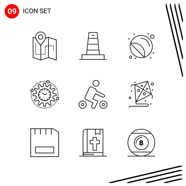 Conjunto Iconos Creativos Universales Simplemente Vector Ilustraciones Para Aplicaciones Web — Vector de stock