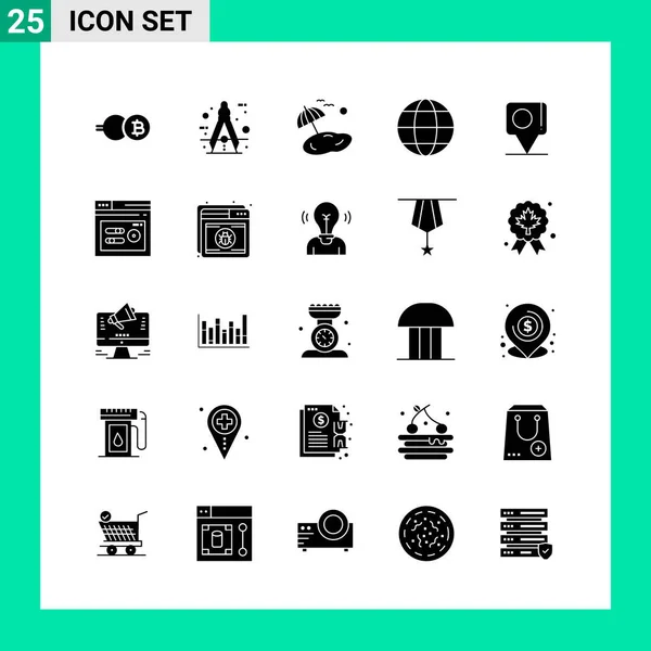 Set Universal Creative Icons Simply Vector Illustrations Web Mobile Apps — Stock Vector