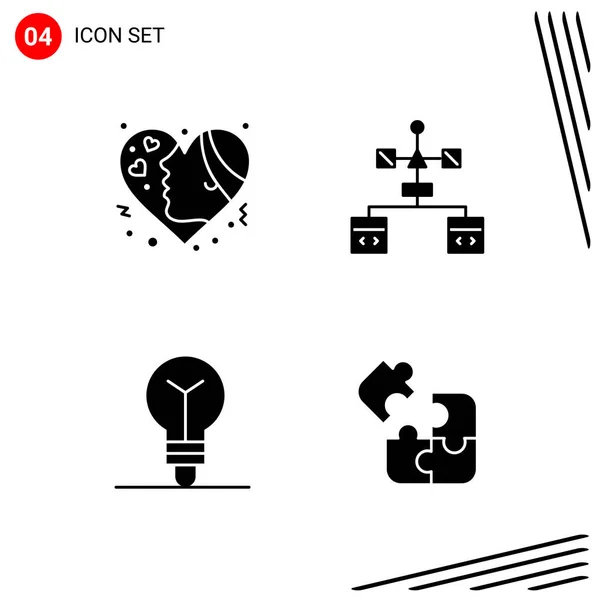 Vector Illustration Modern Icons Set — Stock Vector