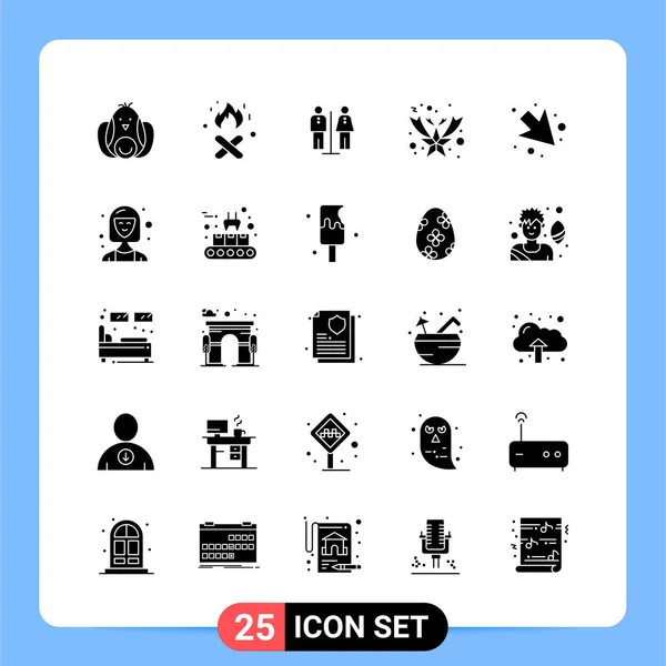 Conjunto Iconos Creativos Universales Simplemente Vector Ilustraciones Para Aplicaciones Web — Vector de stock