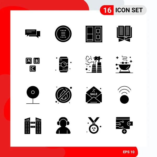 Conjunto Iconos Creativos Universales Simplemente Vector Ilustraciones Para Aplicaciones Web — Vector de stock