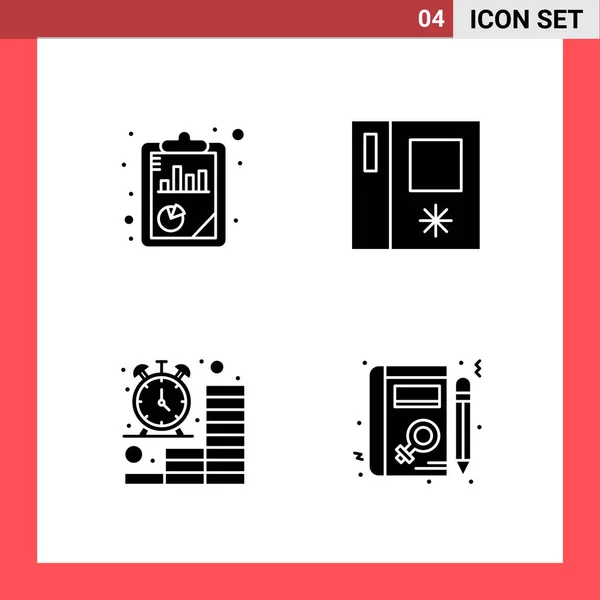 Conjunto Iconos Creativos Universales Simplemente Vector Ilustraciones Para Aplicaciones Web — Vector de stock