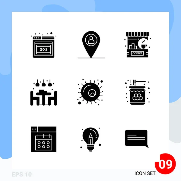 Conjunto Iconos Creativos Universales Simplemente Vector Ilustraciones Para Aplicaciones Web — Vector de stock