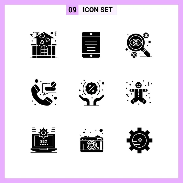 Conjunto Iconos Creativos Universales Simplemente Vector Ilustraciones Para Aplicaciones Web — Archivo Imágenes Vectoriales