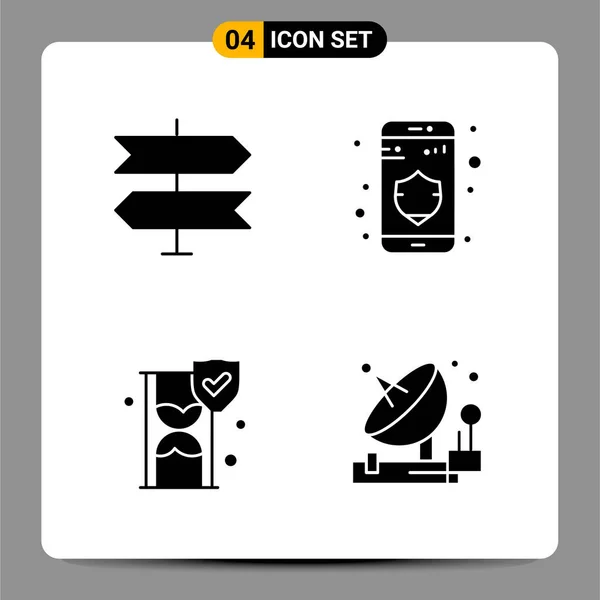 Conjunto Iconos Creativos Universales Simplemente Vector Ilustraciones Para Aplicaciones Web — Vector de stock