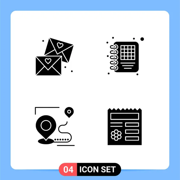 Set de 25 iconos de negocio universales Vector — Vector de stock