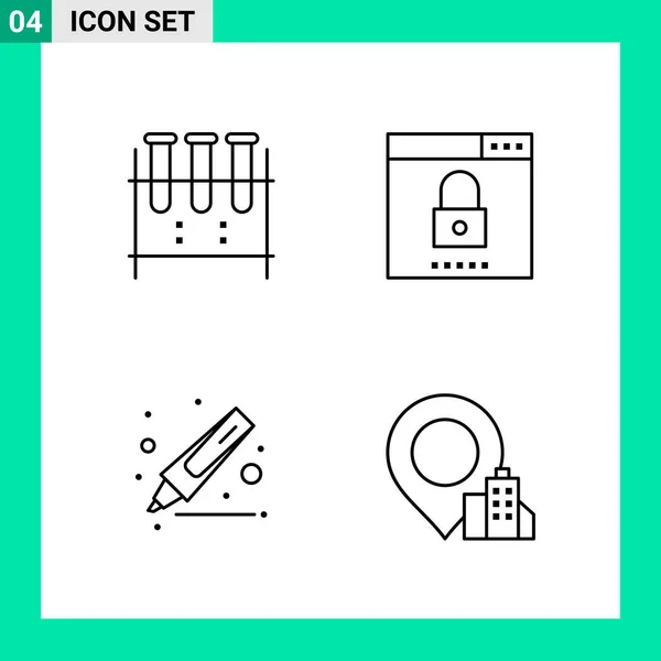 Set de 25 iconos de negocio universales Vector — Vector de stock