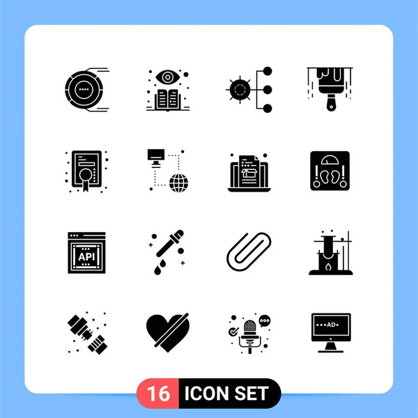 Conjunto Iconos Creativos Universales Simplemente Vector Ilustraciones Para Aplicaciones Web — Vector de stock