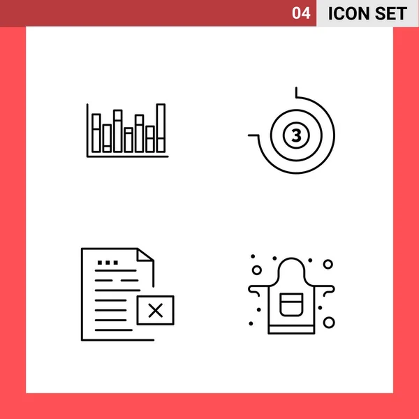 Set of 25 Universal Business Icons Vector — Stockový vektor