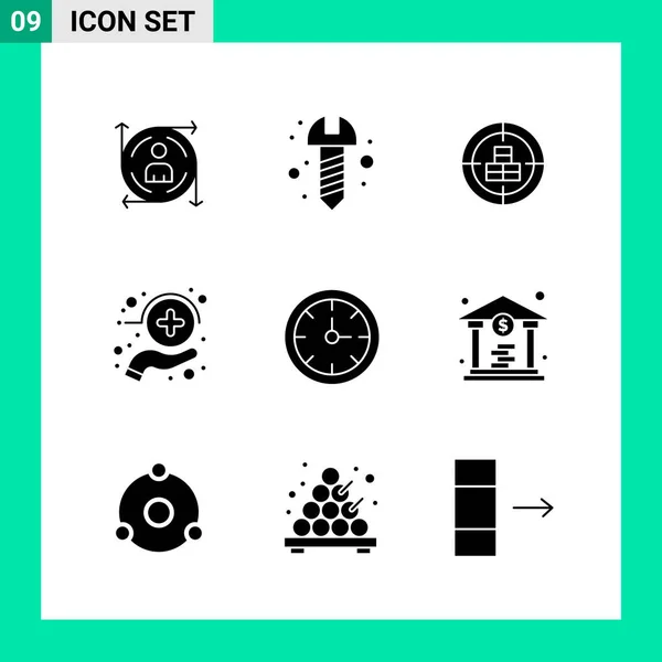 Set of 16 Universal Icons Business Vector — 스톡 벡터