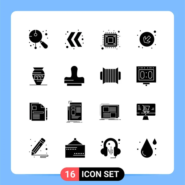 Conjunto Iconos Creativos Universales Simplemente Vector Ilustraciones Para Aplicaciones Web — Vector de stock