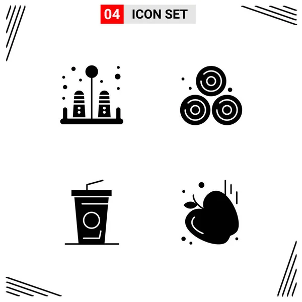 Set Universal Creative Icons Simply Vector Illustrations Web Mobile Apps — Stock Vector