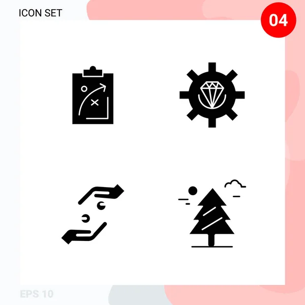 Set Universal Creative Icons Simply Vector Illustrations Web Mobile Apps — Stock Vector