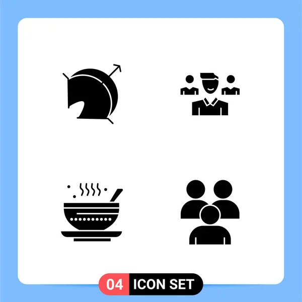 Conjunto Iconos Creativos Universales Simplemente Vector Ilustraciones Para Aplicaciones Web — Archivo Imágenes Vectoriales