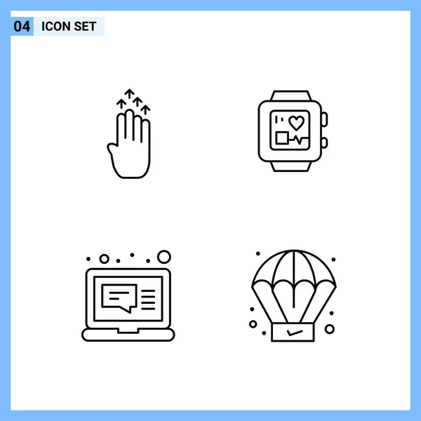 Set of 25 Universal Business Icons Vector — Stockový vektor