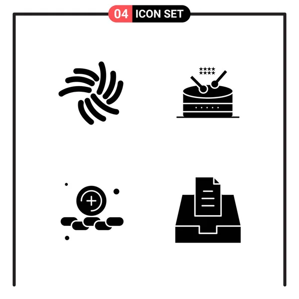 Conjunto Iconos Creativos Universales Simplemente Vector Ilustraciones Para Aplicaciones Web — Vector de stock