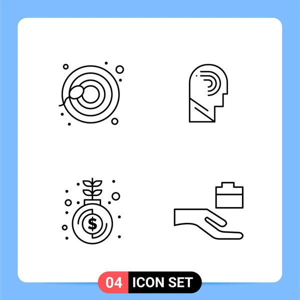 Set of 25 Universal Business Icons Vector — Stockový vektor