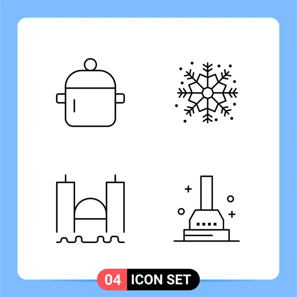 Set Universal Creative Icons Simply Vector Illustrations Web Mobile Apps — Stock Vector