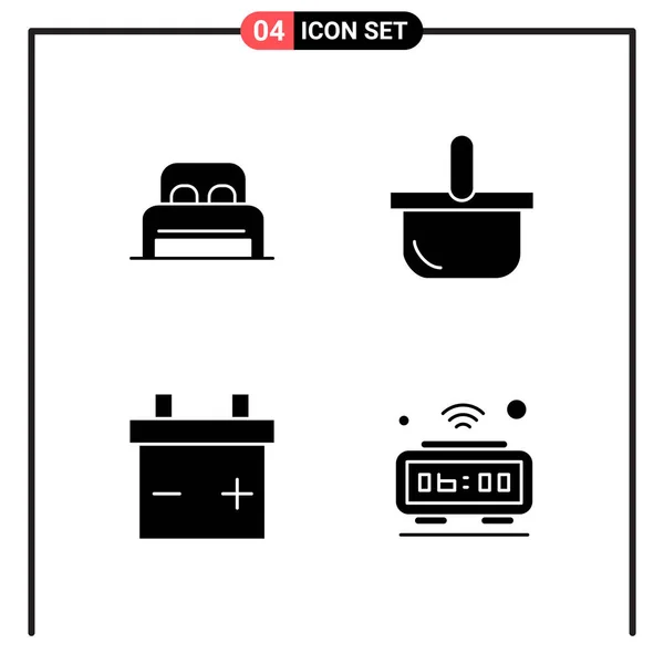 Set Universal Creative Icons Simply Vector Illustrations Web Mobile Apps — Stock Vector