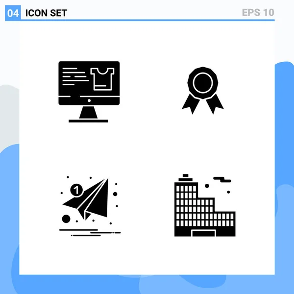 Conjunto Iconos Creativos Universales Ilustración Vectorial — Vector de stock