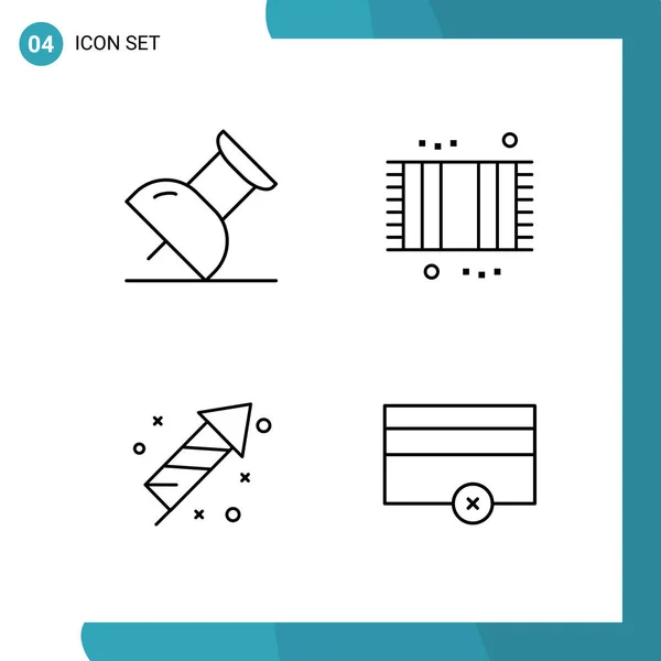 Set of 16 Universal Icons Business Vector — 스톡 벡터