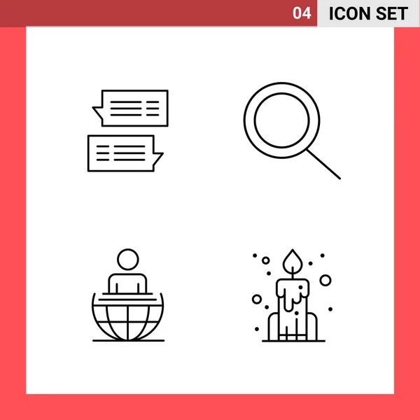 Set de 25 iconos de negocio universales Vector — Archivo Imágenes Vectoriales