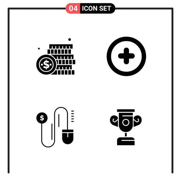 Conjunto Iconos Creativos Universales Simplemente Vector Ilustraciones Para Aplicaciones Web — Vector de stock