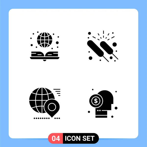 Conjunto Iconos Creativos Universales Simplemente Vector Ilustraciones Para Aplicaciones Web — Archivo Imágenes Vectoriales