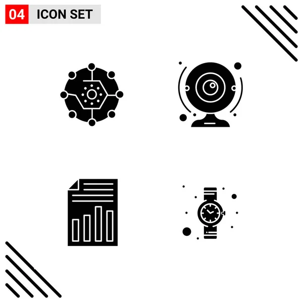 Set de 25 iconos de negocio universales Vector — Vector de stock