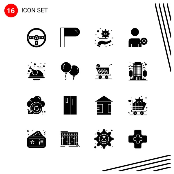 Conjunto Iconos Creativos Universales Simplemente Vector Ilustraciones Para Aplicaciones Web — Archivo Imágenes Vectoriales