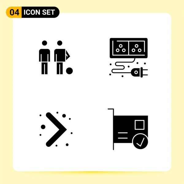 Conjunto Iconos Creativos Universales Simplemente Vector Ilustraciones Para Aplicaciones Web — Vector de stock