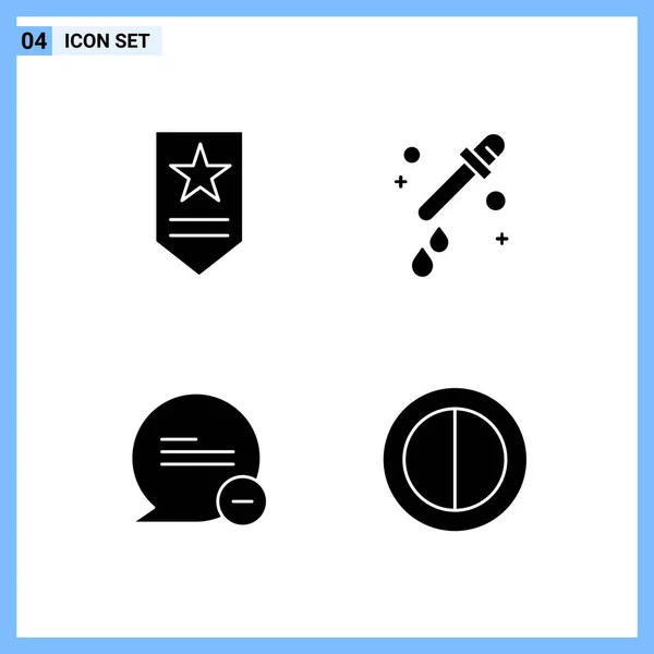 Conjunto Iconos Creativos Universales Simplemente Vector Ilustraciones Para Aplicaciones Web — Vector de stock