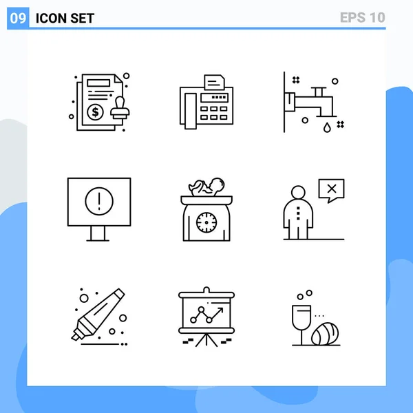 Set van 25 Universele Business Iconen Vector — Stockvector