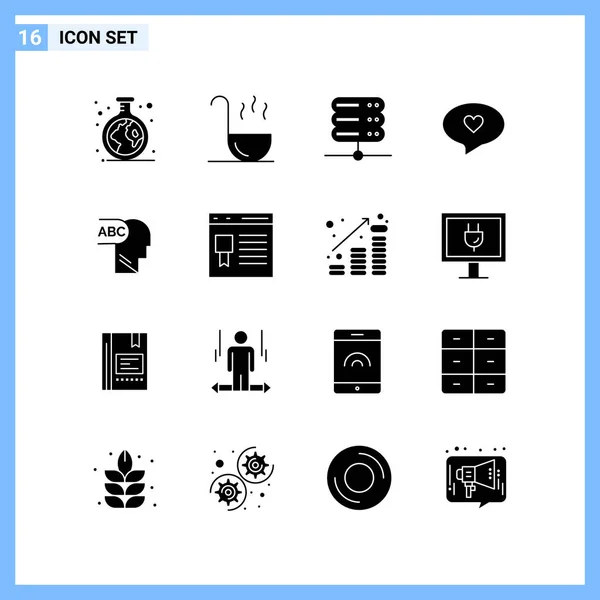 Conjunto Iconos Creativos Universales Simplemente Vector Ilustraciones Para Aplicaciones Web — Vector de stock