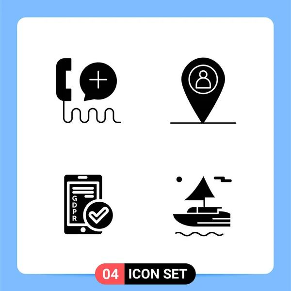 Set Universal Creative Icons Simply Vector Illustrations Web Mobile Apps — Stock Vector