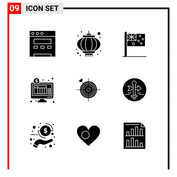 Set Dari Ikon Kreatif Universal Ilustrasi Vektor - Stok Vektor