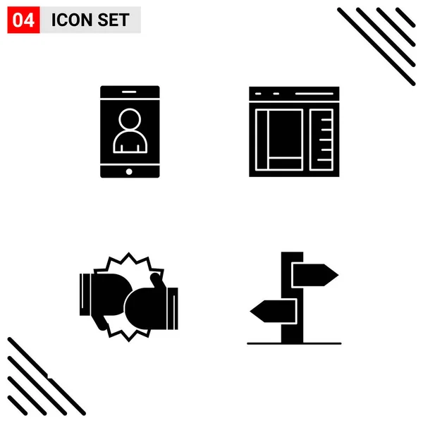 Set of 25 Universal Business Icons Vector — Stockový vektor